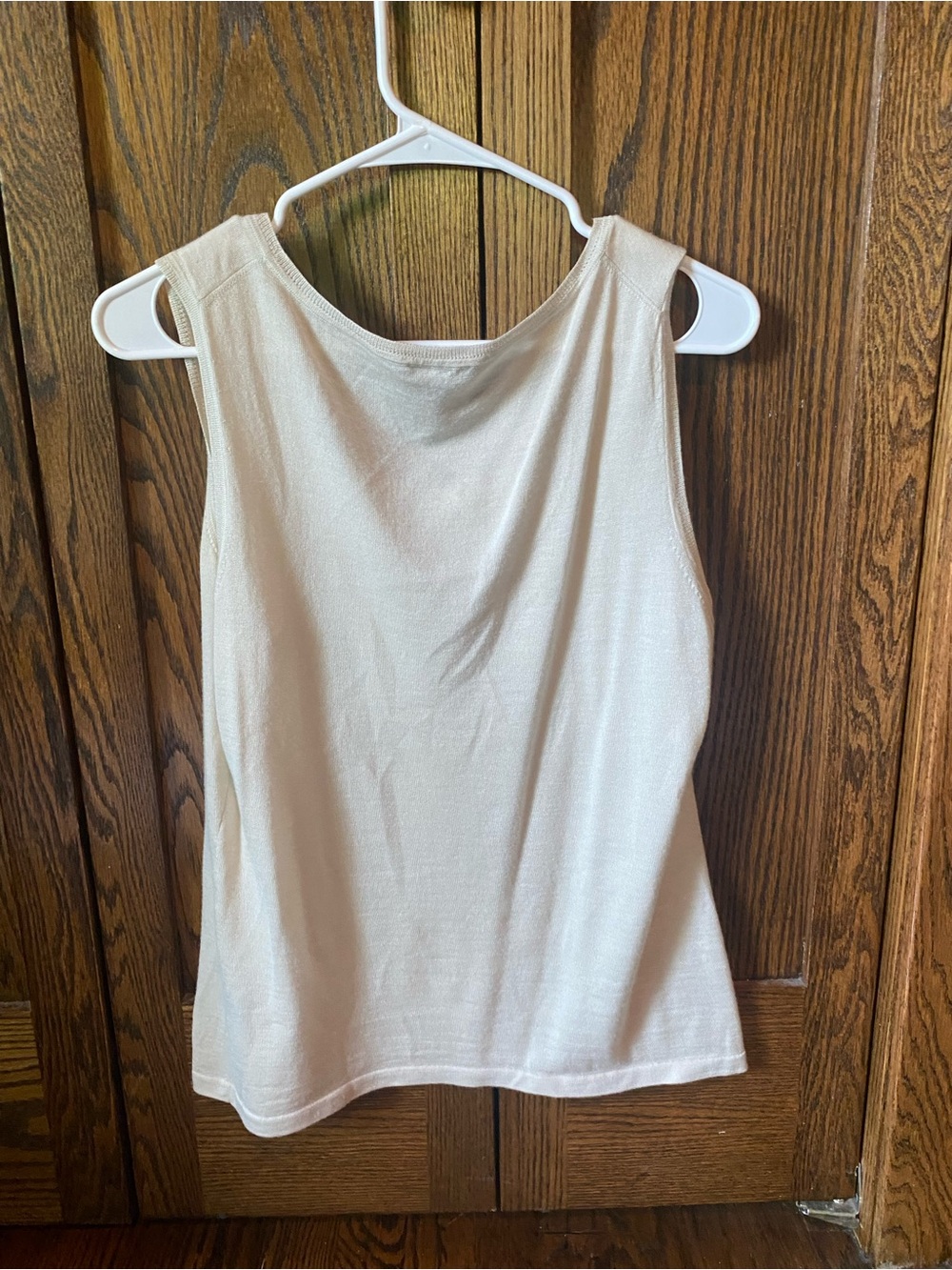 Lafayette 148 New York beige tank top - Picture 3 of 6